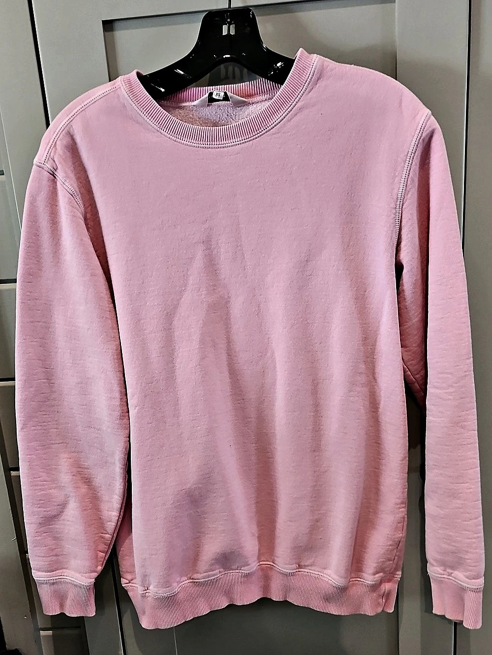 Northcrest Reflections Pink Cotton Sweatshirt Size XS Oversized Prp21 L26